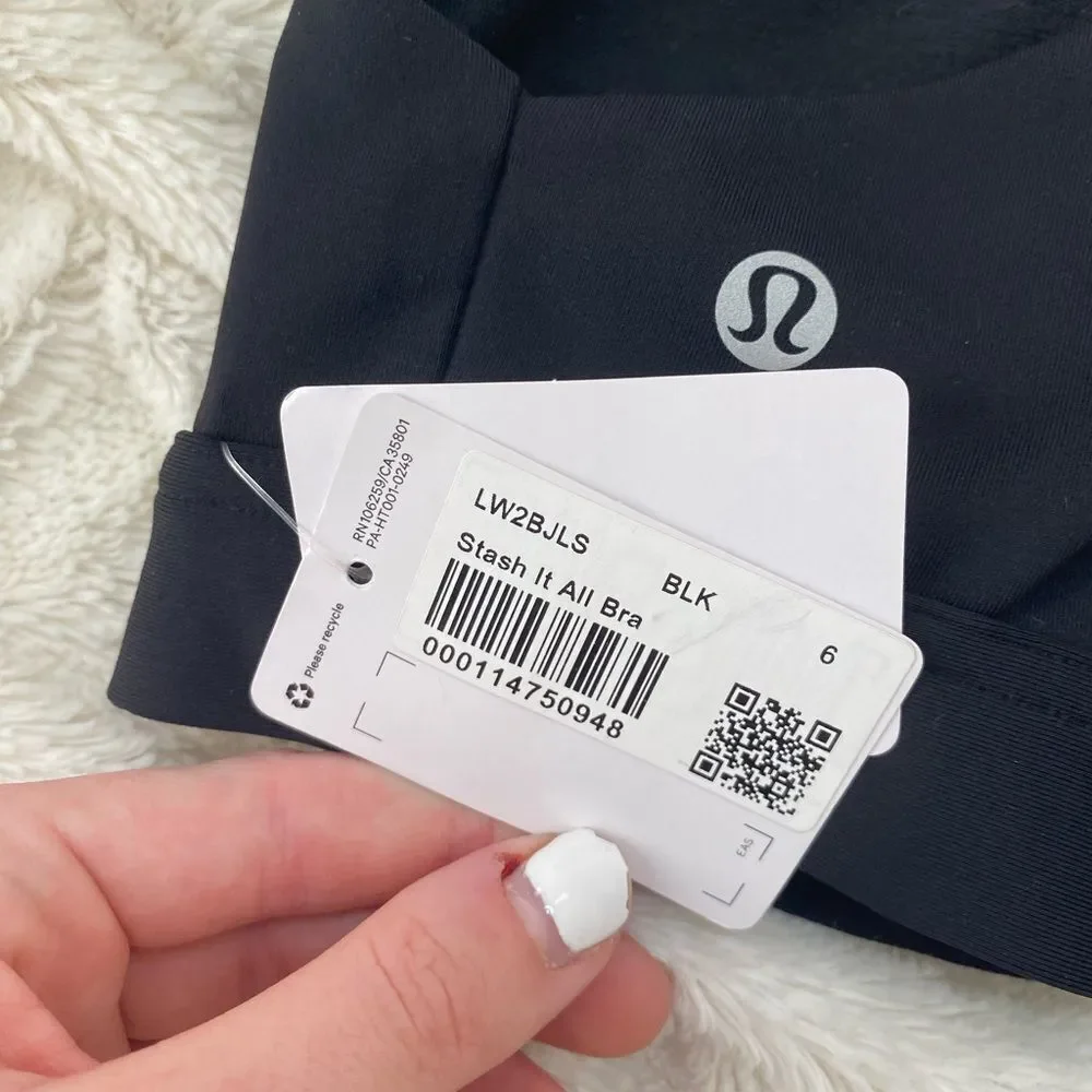 NWT Lululemon Stash it All sports bra